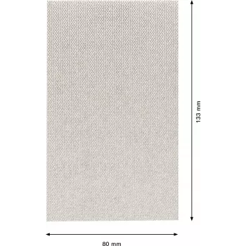 Bosch Expert M480 Rete abrasiva per levigatrice per cartongesso, grana 80, 107 x 115 mm, 10 pz. 2608901690