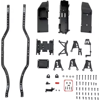 Reely RE-7068336 piastra telaio principale in alluminio per buggy e truck RC 1:10
