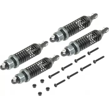 Reely RE-7083021 Set ammortizzatori in alluminio riempiti d'olio (2 pz., 90 mm, blu)