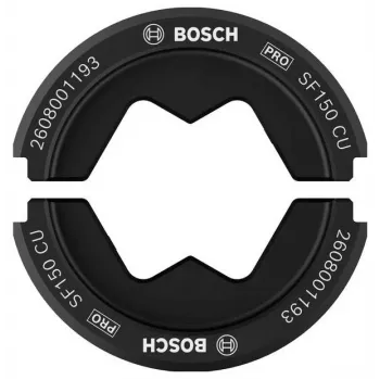 Bosch 2608001166 matrice di crimpatura per capicorda tubolari e connettori tubolari, 150 mm², profilo esagonale