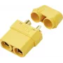 Reely RE-7471836 connettore femmina batteria XT90 dorato (1 pz.)