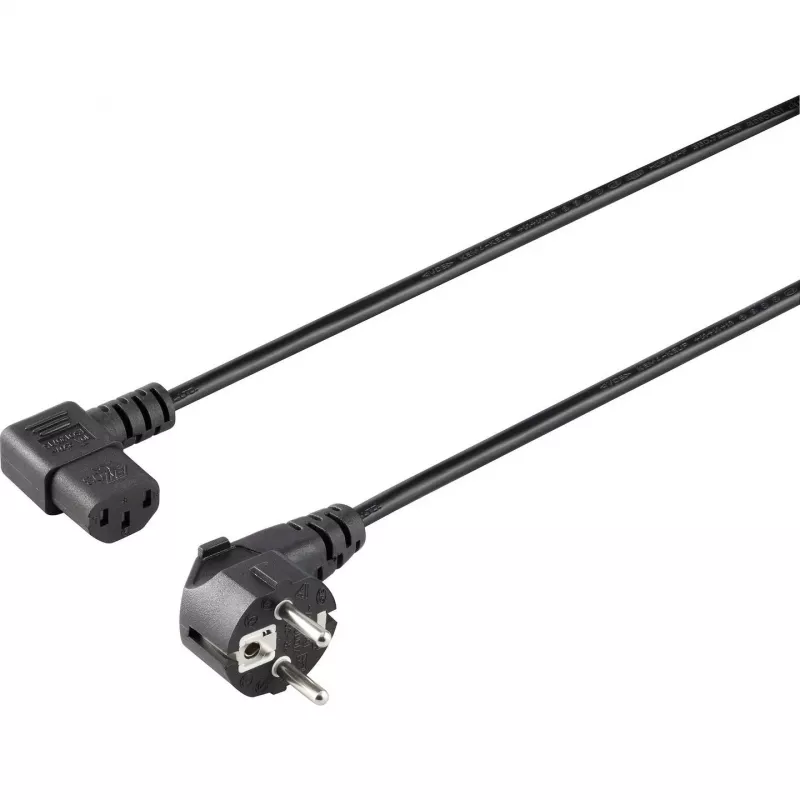 Sygonix SY-5042710 cavo di alimentazione CEE 7/7 a IEC C13 2 m nero