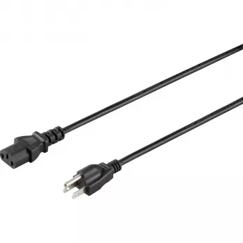 Sygonix SY-5042706 Cavo di alimentazione IEC C13 CEE 7/7 a C13 2 m nero