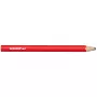 Gedore RED 3301432 Matita da carpentiere, ovale, rossa, 175 mm, confezione da 12