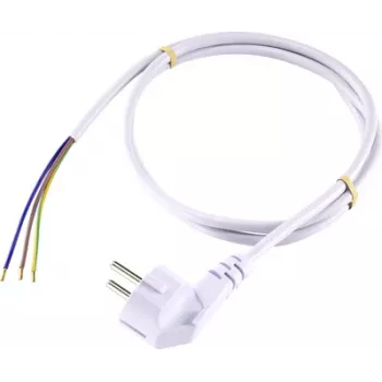 Sygonix SY-5043482 Cavo di alimentazione bianco 2,00 m