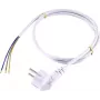 Sygonix SY-5043482 Cavo di alimentazione bianco 2,00 m