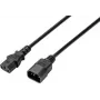 Sygonix SY-5044234 Prolunga per apparecchi a freddo, C14 a C13, 3,5 m, nero