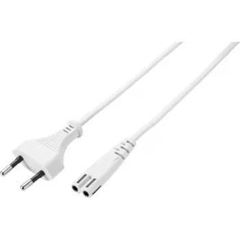 Sygonix SY-5044236 Cavo di alimentazione bianco 3 m Schuko a IEC C13