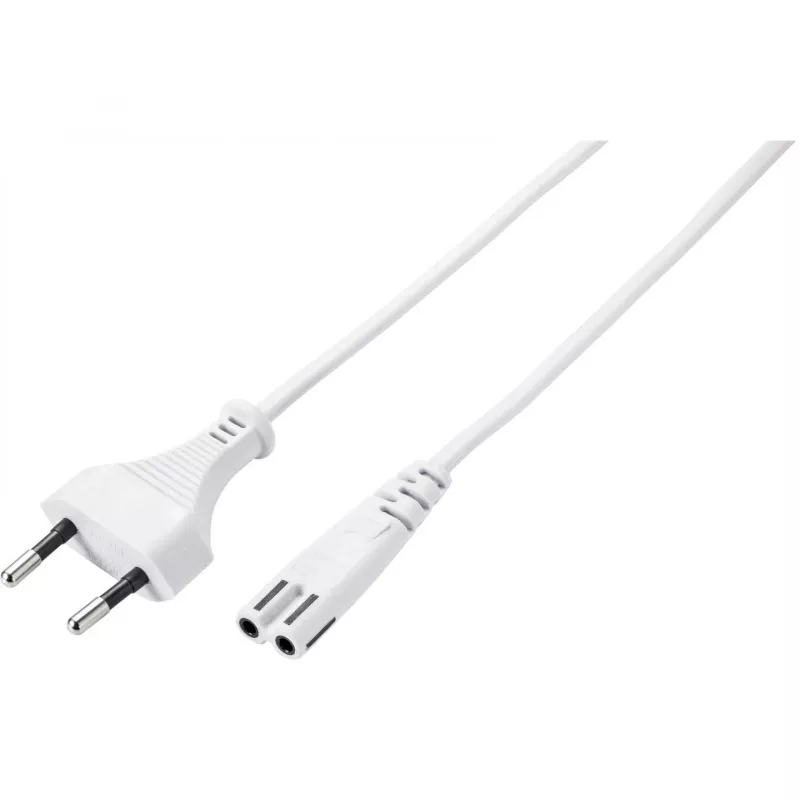 Sygonix SY-5044236 Cavo di alimentazione bianco 3 m Schuko a IEC C13