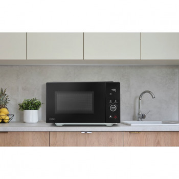 Medion MD 12041 microonde combinato 4-in-1 con grill, aria calda e funzione scongelamento, 25L, 900W, nero/acciaio inox 50076276