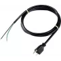 Sygonix SY-5043454 Cavo di alimentazione nero 2,00 m