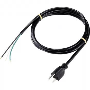 Sygonix SY-5043454 Cavo di alimentazione nero 2,00 m