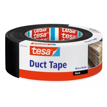 tesa 56498-00000-15 Nastro in tessuto nero 50 m x 50 mm