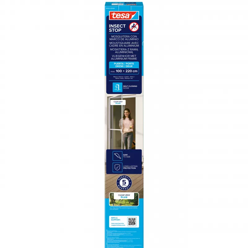 tesa Insect Stop porta zanzariera bianca 1,0 x 2,2 m (55192-00100-00)