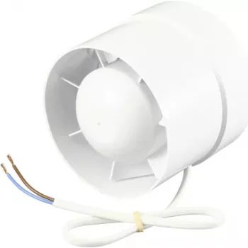 Sygonix SY-5233248 ventilatore per condotto 230 V/AC 130 m³/h 100 mm bianco