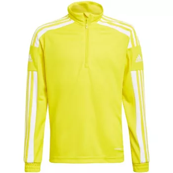 adidas Squadra 21 top da allenamento ragazzo felpa giallo GP6468 128cm