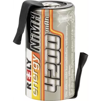 Reely cella singola NiMH Sub-C 1,2 V 4200 mAh con linguette di saldatura (RE-7853232)