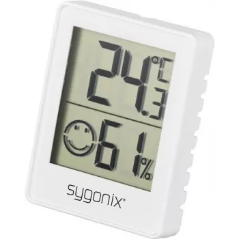Sygonix SY-5267052 termoigrometro digitale bianco