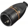 Sygonix SY-5597566 connettore femmina Schuko, plastica, 250 V AC, nero/arancione