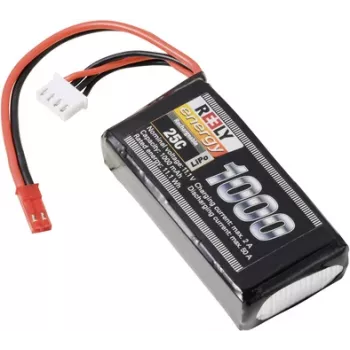 Reely batteria LiPo 11,1V 1000mAh 3S 25C softcase BEC (RE-7845957)