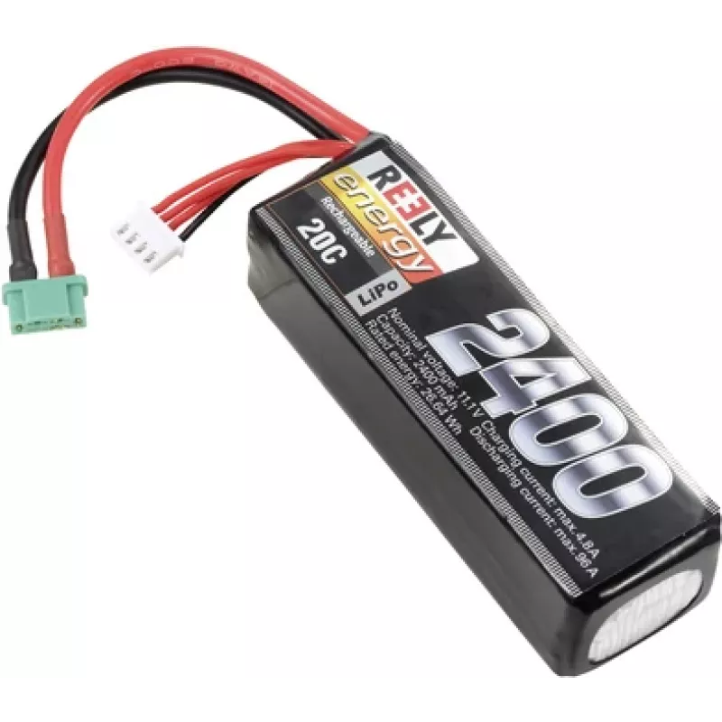 Reely batteria LiPo 11,1 V 2400 mAh 3S 20C softcase MPX RE-7853475