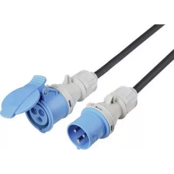 SYGONIX SY-5244052 prolunga 16 A nero 10 m resistente alle intemperie