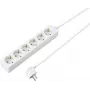 SYGONIX SY-4890994 Ciabatta 3 prese Schuko bianca cavo 1,5 m senza interruttore