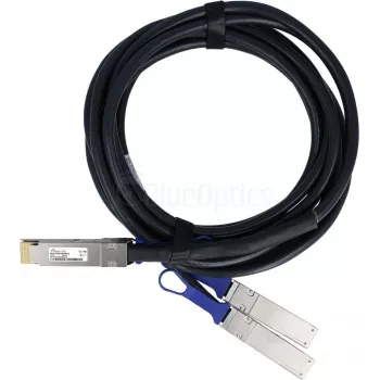 BlueLAN Cavo Direct Attach Breakout passivo 200Gb/s QSFP56 a 2x 100Gb/s QSFP56, 3m, AWG26, compatibile NVIDIA MCP7H50-H02AR26-BL