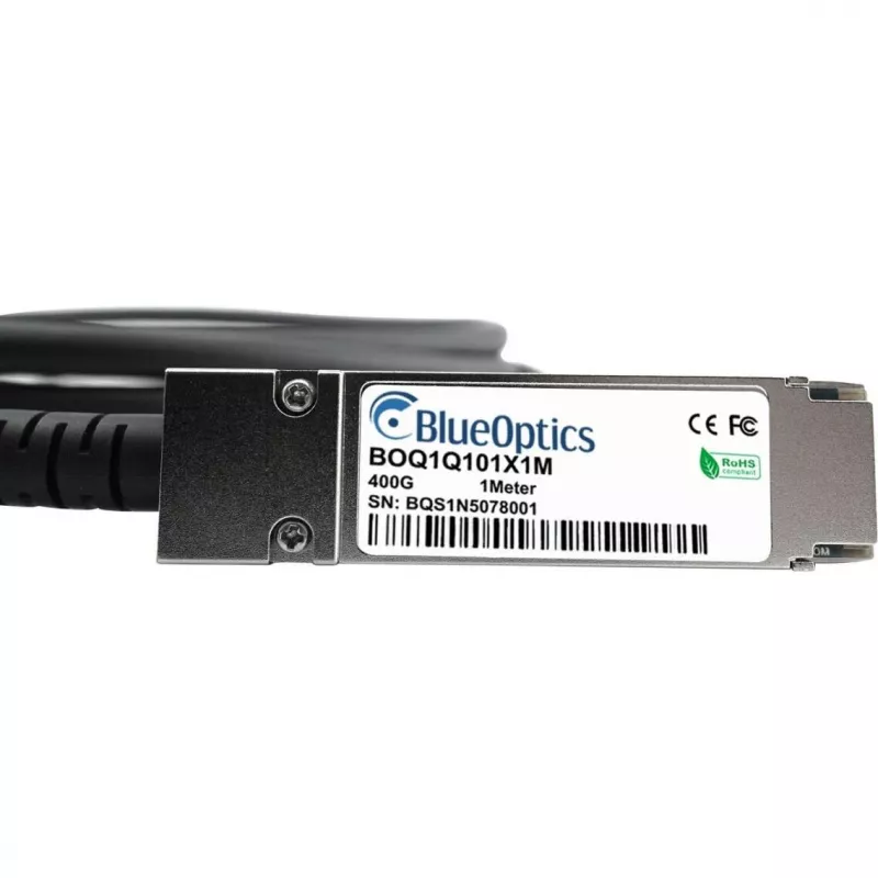 BlueLAN Cavo Direct Attach QSFP112 passivo, 400GBASE Ethernet, Infiniband, 1 metro (BOQ1Q101X1M-BL)