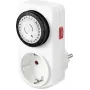 Sygonix SY-5042668 Timer analogico intermedio a programma giornaliero 3680 W IP20 funzionamento continuo bianco