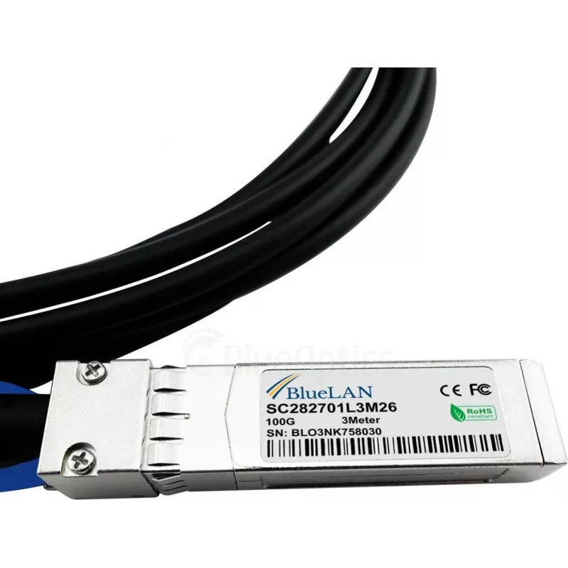 BlueOptics 02311MNX Cavo DAC QSFP28 compatibile BlueLAN 1m 02311MNX-BL