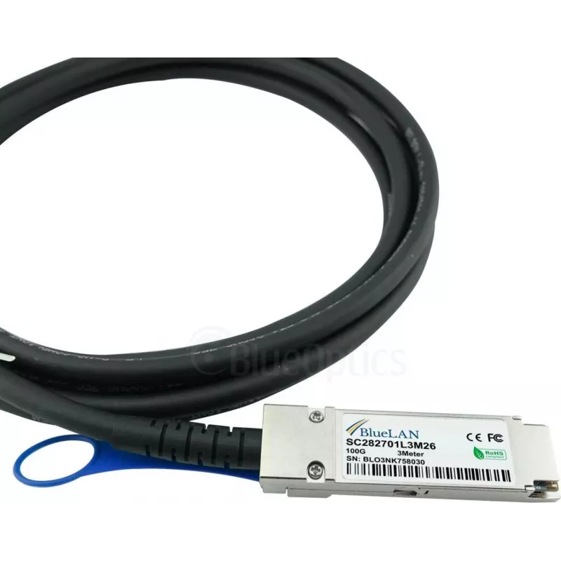 BlueOptics 02311MNX Cavo DAC QSFP28 compatibile BlueLAN 1m 02311MNX-BL