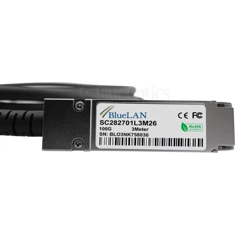 BlueOptics 02311MNX Cavo DAC QSFP28 compatibile BlueLAN 1m 02311MNX-BL
