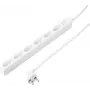 Ciabatta Sygonix SY-5775150 6 prese con spina euro, bianco, cavo 1,5 m