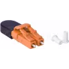 Adattatore loopback in fibra ottica BLUELAN BlueOptics OM2 LC/UPC duplex ferrule in ceramica -40°C a +85°C (BOLBLCOM2)