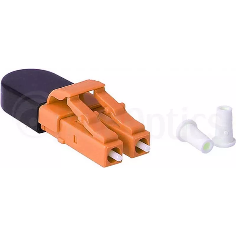 Adattatore loopback in fibra ottica BLUELAN BlueOptics OM2 LC/UPC duplex ferrule in ceramica -40°C a +85°C (BOLBLCOM2)