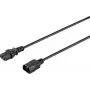 Cavo di alimentazione Sygonix SY-5042726 IEC C14 a C13 0,5 m nero