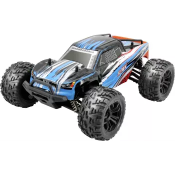 Monster Truck RC Reely RAW Blue Brushed 1:14 4WD RTR 2,4 GHz con batteria e caricabatterie RE-7171113