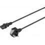 Cavo di alimentazione SYGONIX SY-5042738 CEE 7/7 a IEC C13 2 m nero