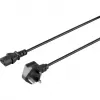 Cavo di alimentazione SYGONIX SY-5042738 CEE 7/7 a IEC C13 2 m nero