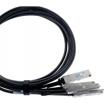 Cavo DAC breakout BlueLAN QDD-4X100G-2M-BL compatibile Juniper 400G QSFP-DD 2 m AWG26