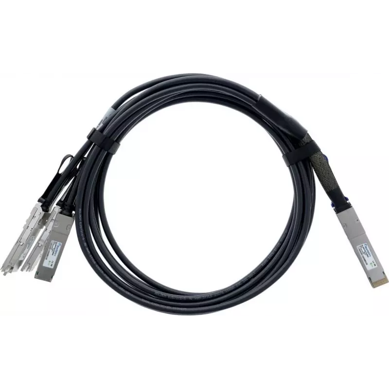 Cavo DAC breakout BlueLAN QDD-4X100G-2M-BL compatibile Juniper 400G QSFP-DD 2 m AWG26