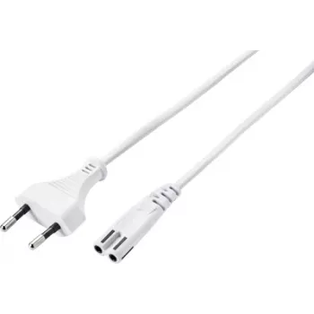 Cavo di alimentazione Sygonix SY-5044218 bianco 1,8m Schuko a Schuko 16A