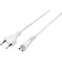 Cavo di alimentazione Sygonix SY-5044218 bianco 1,8m Schuko a Schuko 16A
