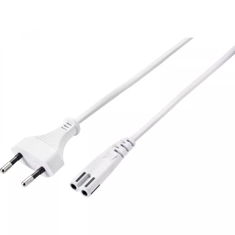 Cavo di alimentazione Sygonix SY-5044218 bianco 1,8m Schuko a Schuko 16A