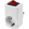 Adattatore Schuko commutabile Sygonix SY-5045292 bianco