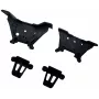Set ponte ammortizzatori in alluminio Reely RE-9043704 per auto RC 1:10 (anteriore e posteriore, blu)