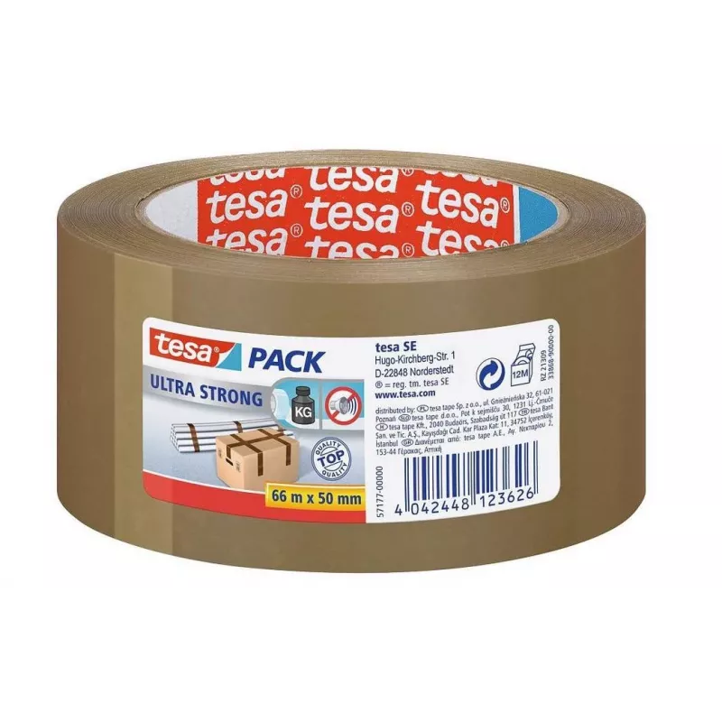 Nastro da imballaggio tesa ULTRA STRONG 57177 marrone 66 m x 50 mm 6 rotoli