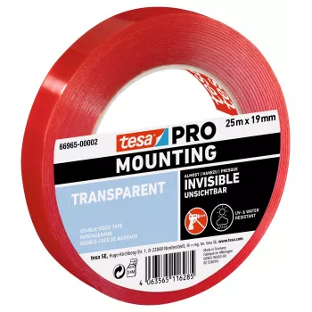 tesa Montage PRO nastro di montaggio trasparente 25 m x 19 mm 66965-00002-00