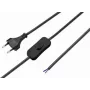 Sygonix SY-5044224 cavo di alimentazione IEC C13 con interruttore on/off, 1,5 m, nero